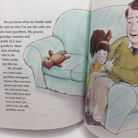 Vintage Lot 2 Books I Hate Goodbyes Emotional Skills Children's Book About Lying - Picture 5 of 12